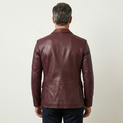 Donny | Leather Blazer Jacket