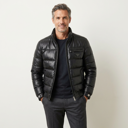 David | Retro Outdoor Leather Jacket