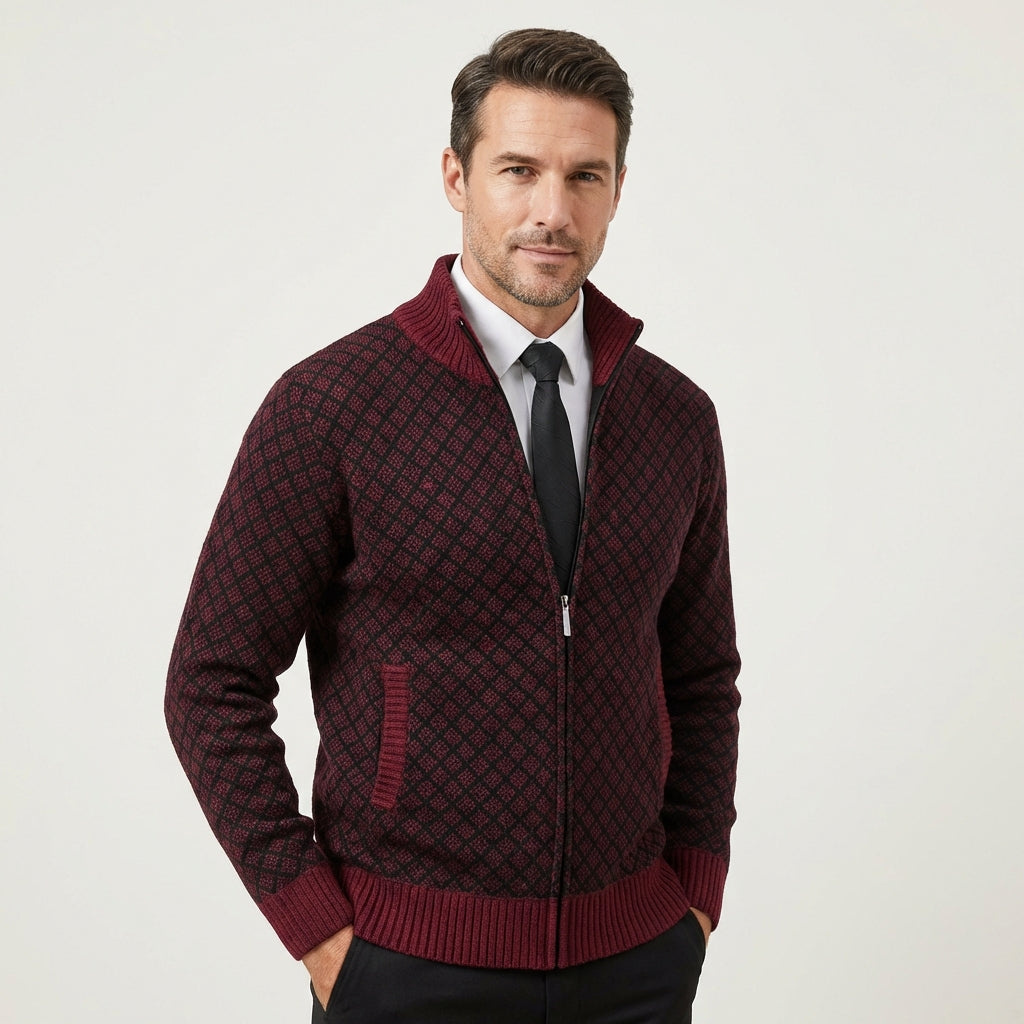 Jonathan | Zip-Up Cardigan