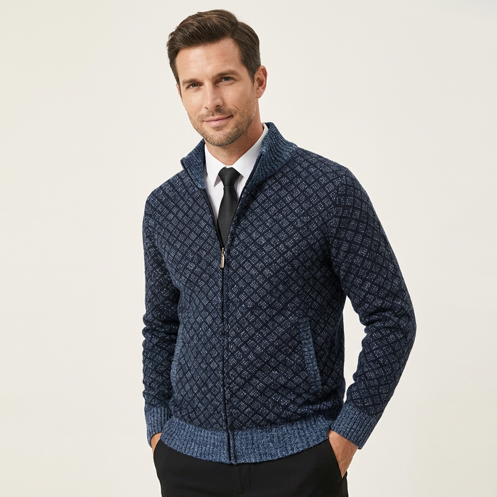 Jonathan | Zip-Up Cardigan