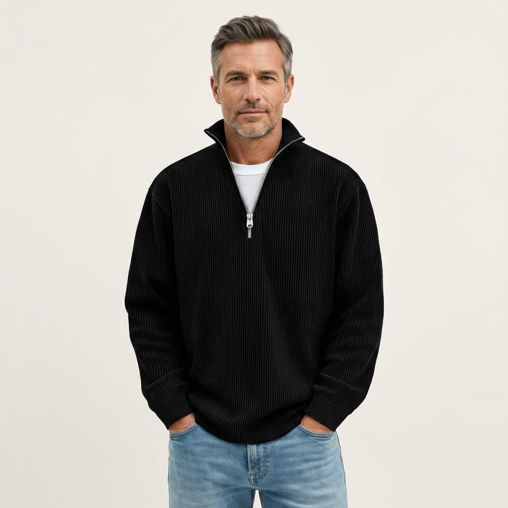 Bryan | Trendy Half-Zip Sweater