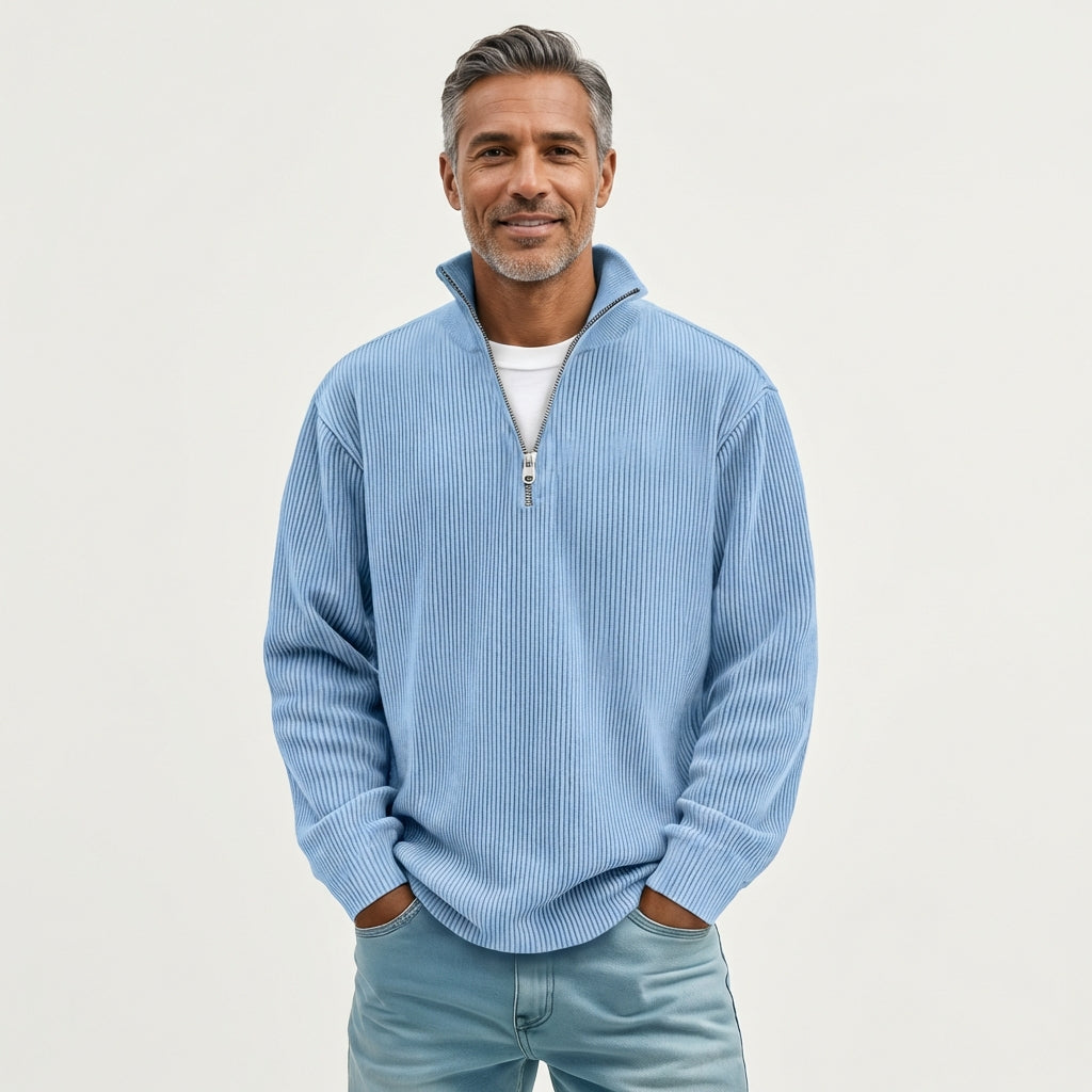 Bryan | Trendy Half-Zip Sweater