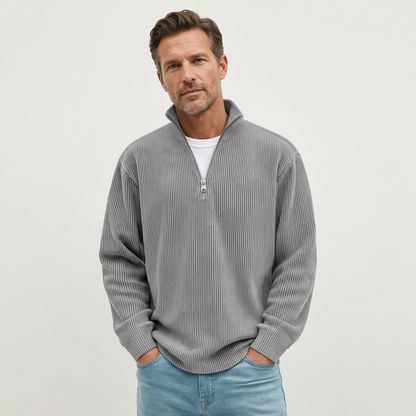 Bryan | Trendy Half-Zip Sweater