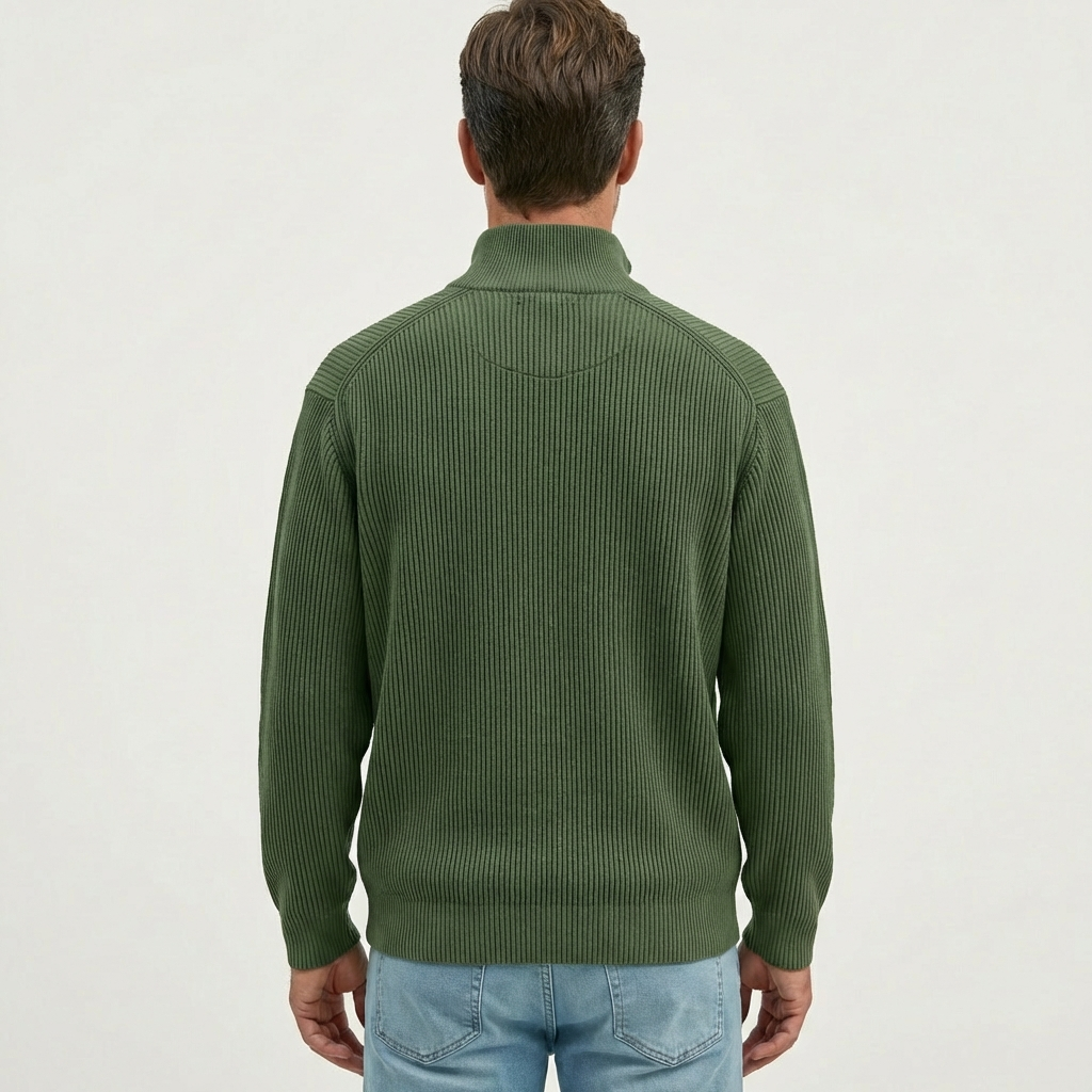 Bryan | Trendy Half-Zip Sweater