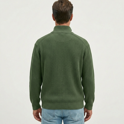 Bryan | Trendy Half-Zip Sweater