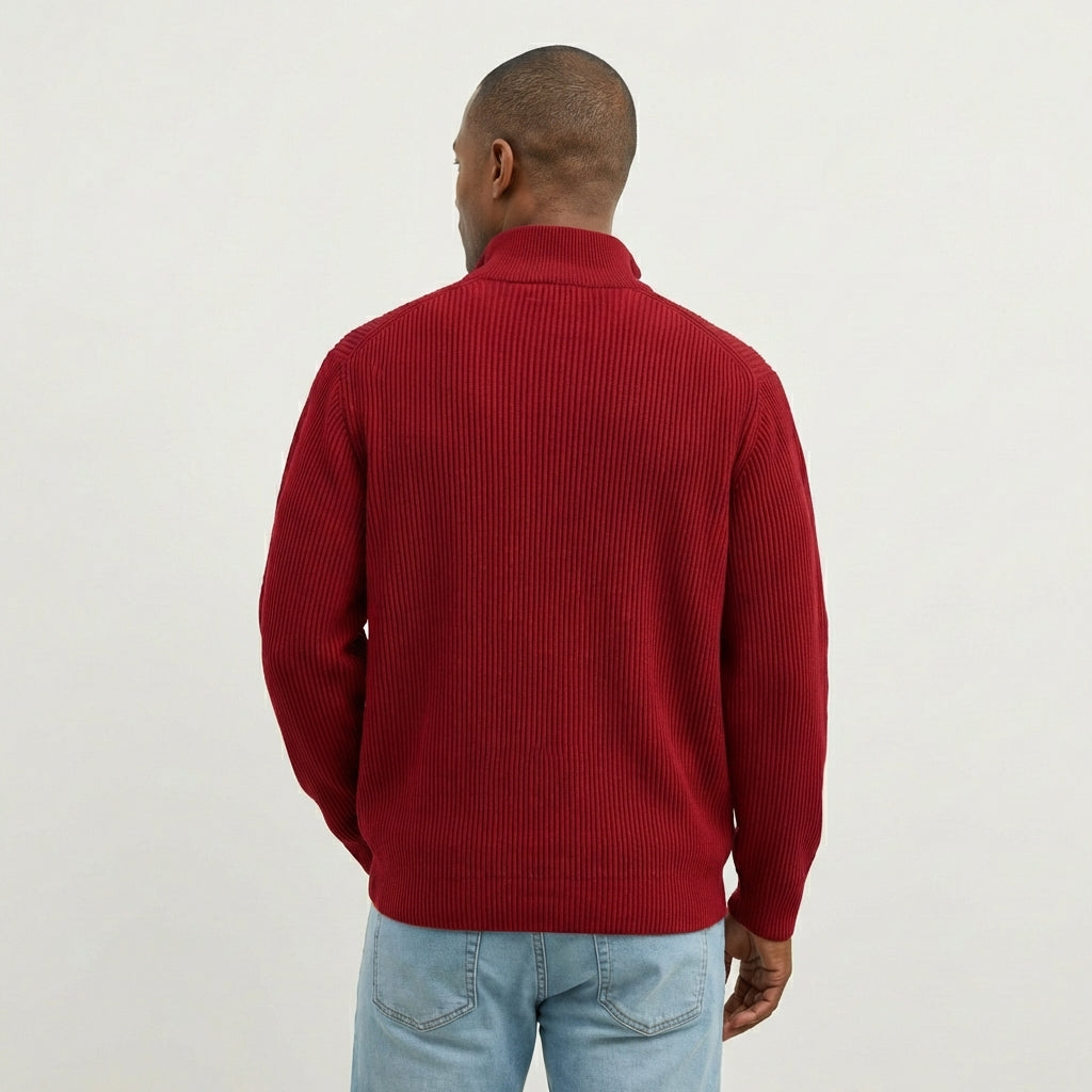 Bryan | Trendy Half-Zip Sweater