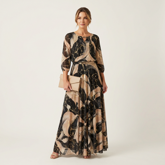 Arya | Chiffon Maxi Dress
