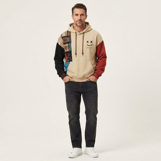 Ben | Urban Patchwork Hoodie