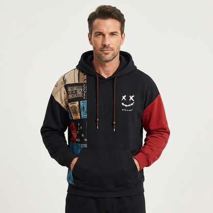 Ben | Urban Patchwork Hoodie