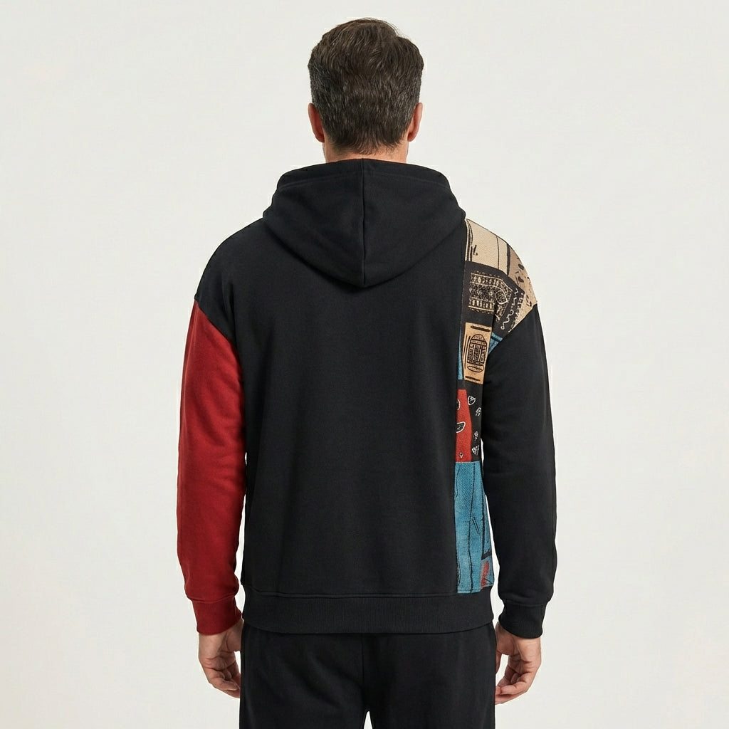 Ben | Urban Patchwork Hoodie
