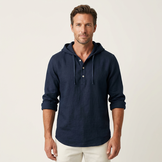 Jimmy | Premium Cotton Shirt with Modern Hood
