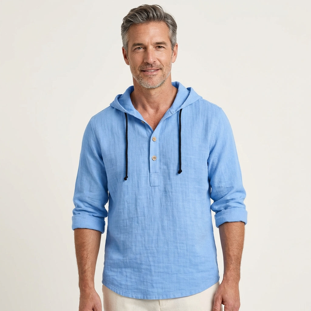 Jimmy | Premium Cotton Shirt with Modern Hood
