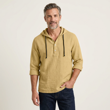 Jimmy | Premium Cotton Shirt with Modern Hood