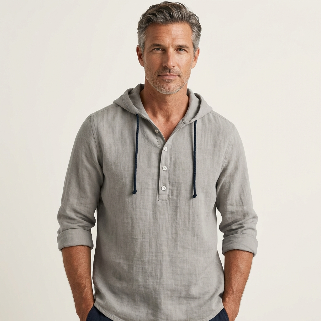 Jimmy | Premium Cotton Shirt with Modern Hood