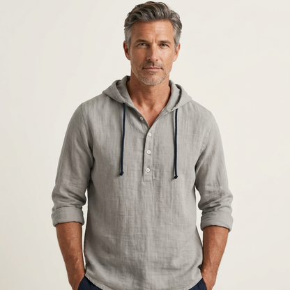 Jimmy | Premium Cotton Shirt with Modern Hood