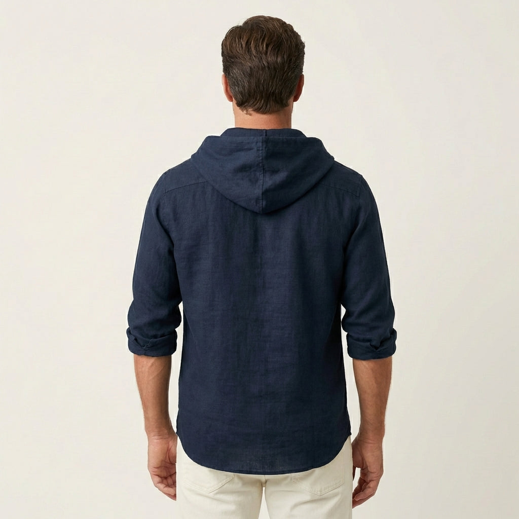 Jimmy | Premium Cotton Shirt with Modern Hood