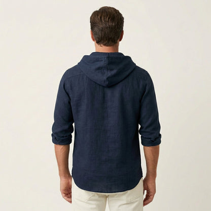 Jimmy | Premium Cotton Shirt with Modern Hood