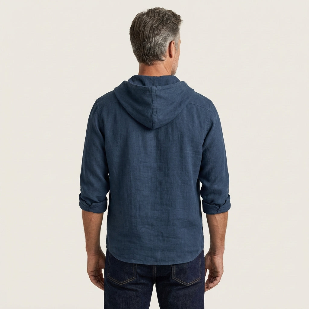 Jimmy | Premium Cotton Shirt with Modern Hood