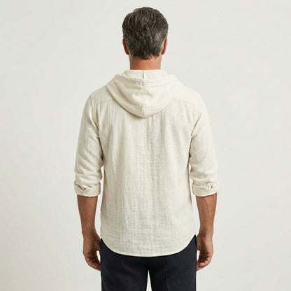Jimmy | Premium Cotton Shirt with Modern Hood