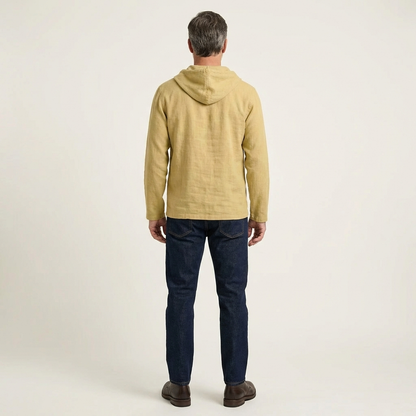 Jimmy | Premium Cotton Shirt with Modern Hood