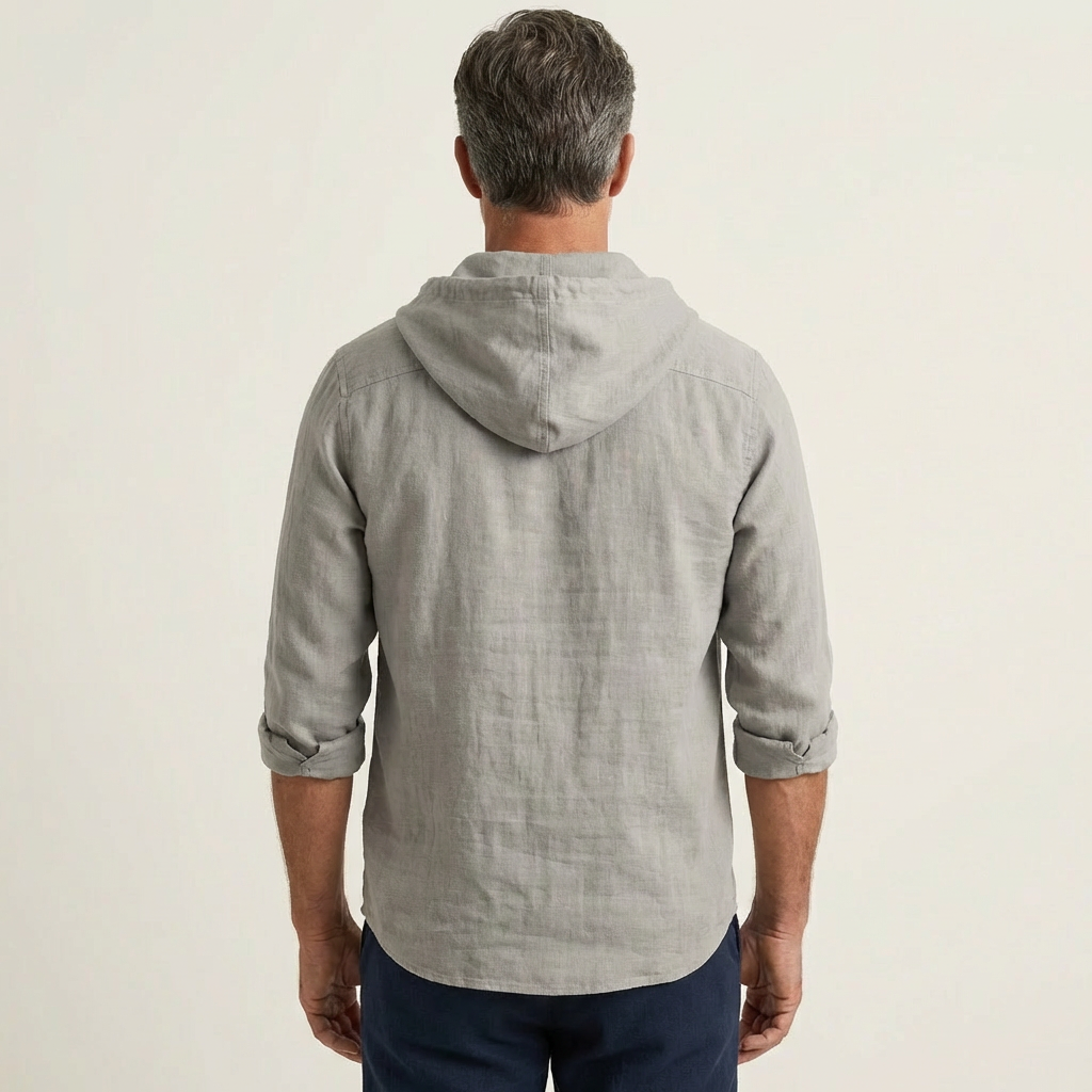 Jimmy | Premium Cotton Shirt with Modern Hood