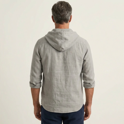 Jimmy | Premium Cotton Shirt with Modern Hood