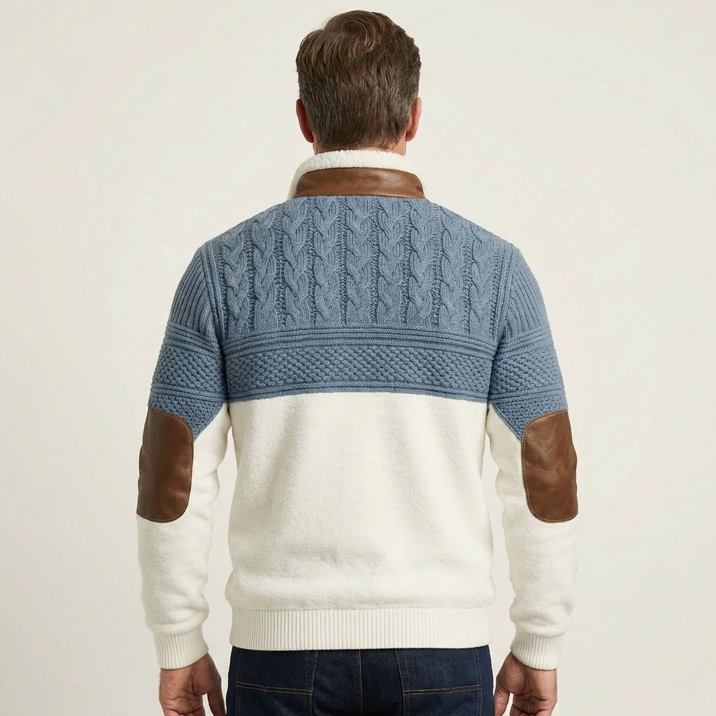 Tristan | Textured Half-Zip Casual Sweater