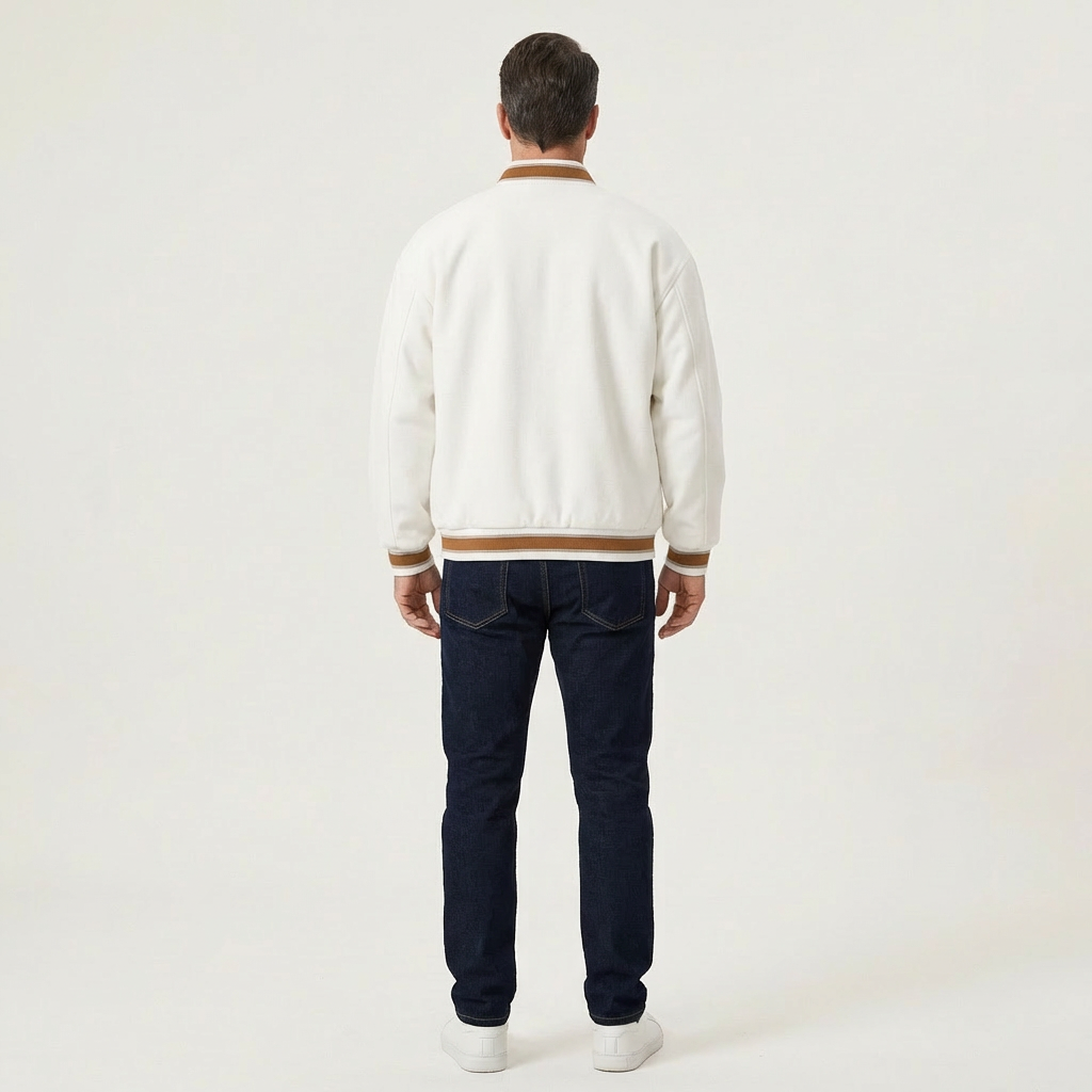 Zack | Hooded Varsity Jacket