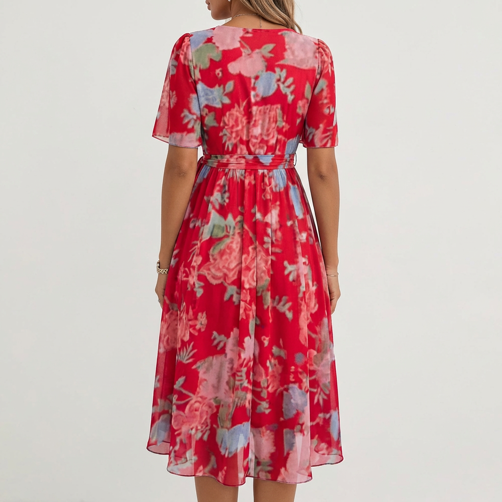 Helen | Summer Dress With Belly Cover