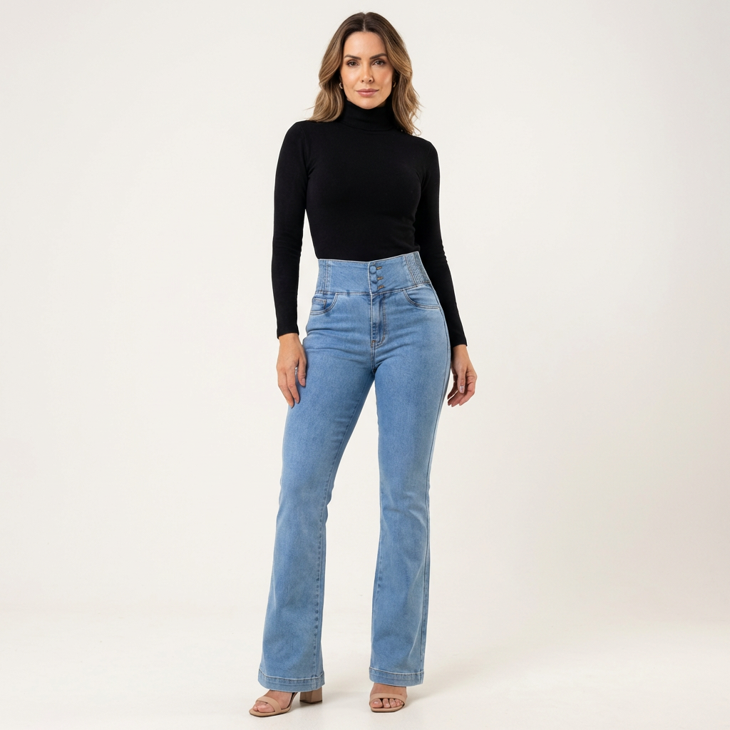 Brenda | High-Waist Stretch Flare Jeans
