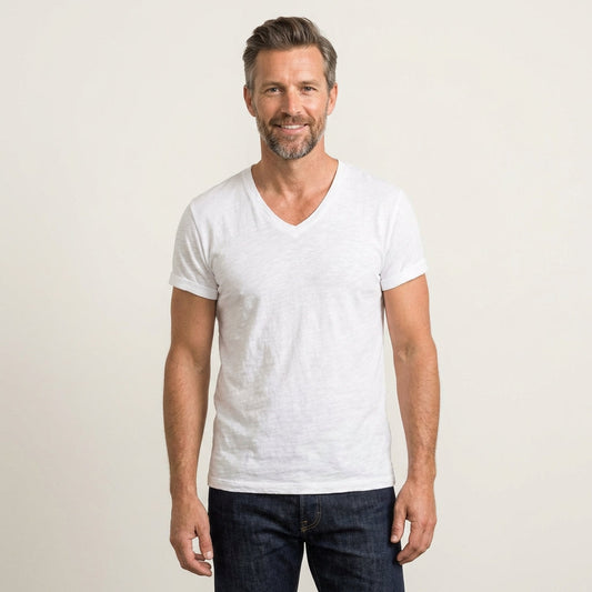 Leonardo | Cotton V-Neck Shirt