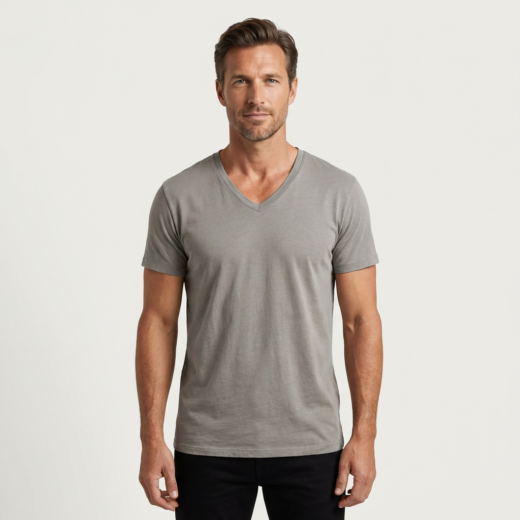 Leonardo | Cotton V-Neck Shirt