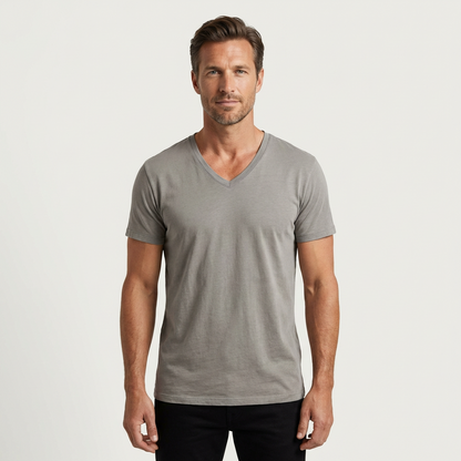Leonardo | Cotton V-Neck Shirt