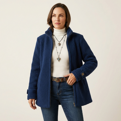 Pamela | Soft Zip Mid-Season Jacket