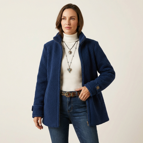 Pamela | Soft Zip Mid-Season Jacket