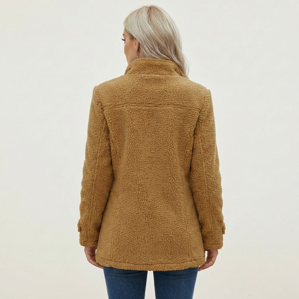Pamela | Soft Zip Mid-Season Jacket