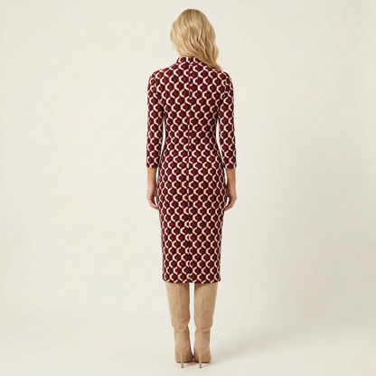 Kimberly | Printed Split Dress