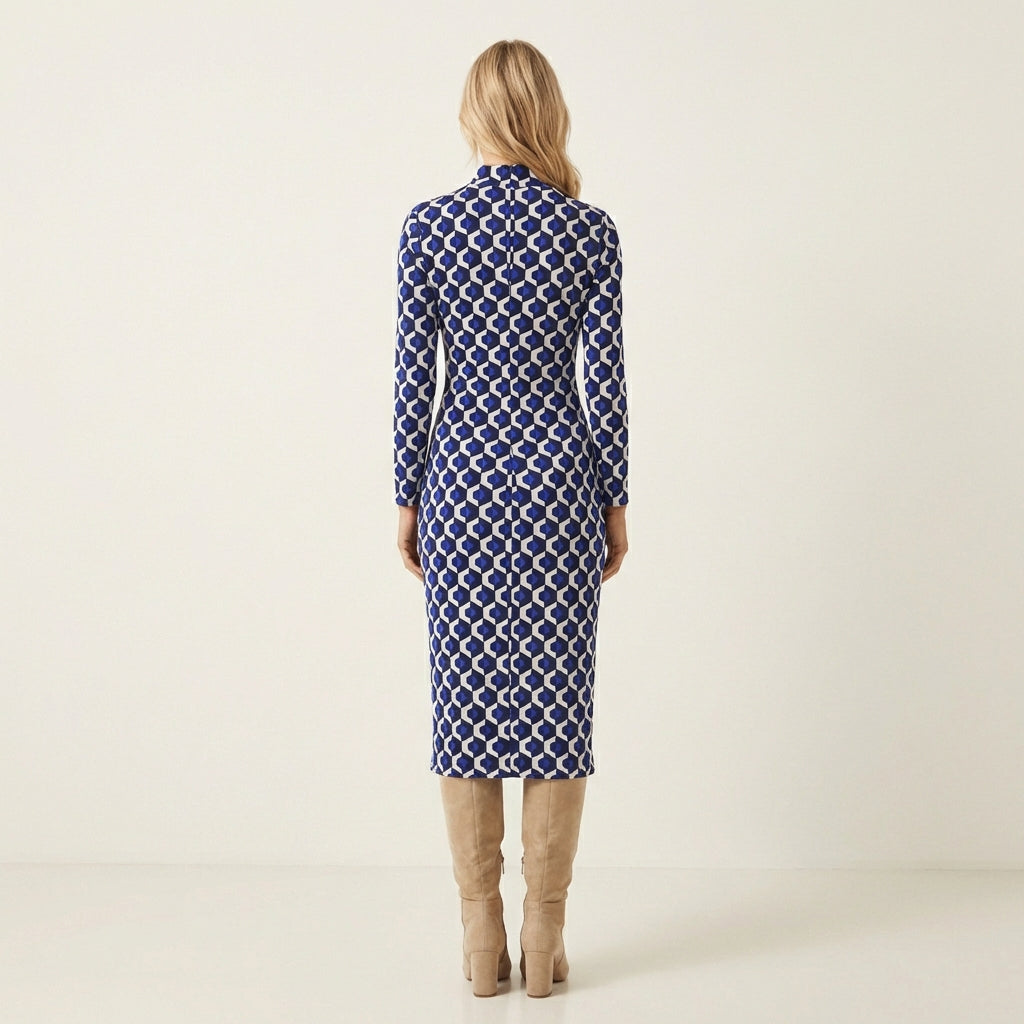 Kimberly | Printed Split Dress