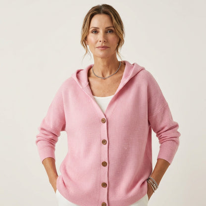 Joanne | Cotton Hooded Cardigan