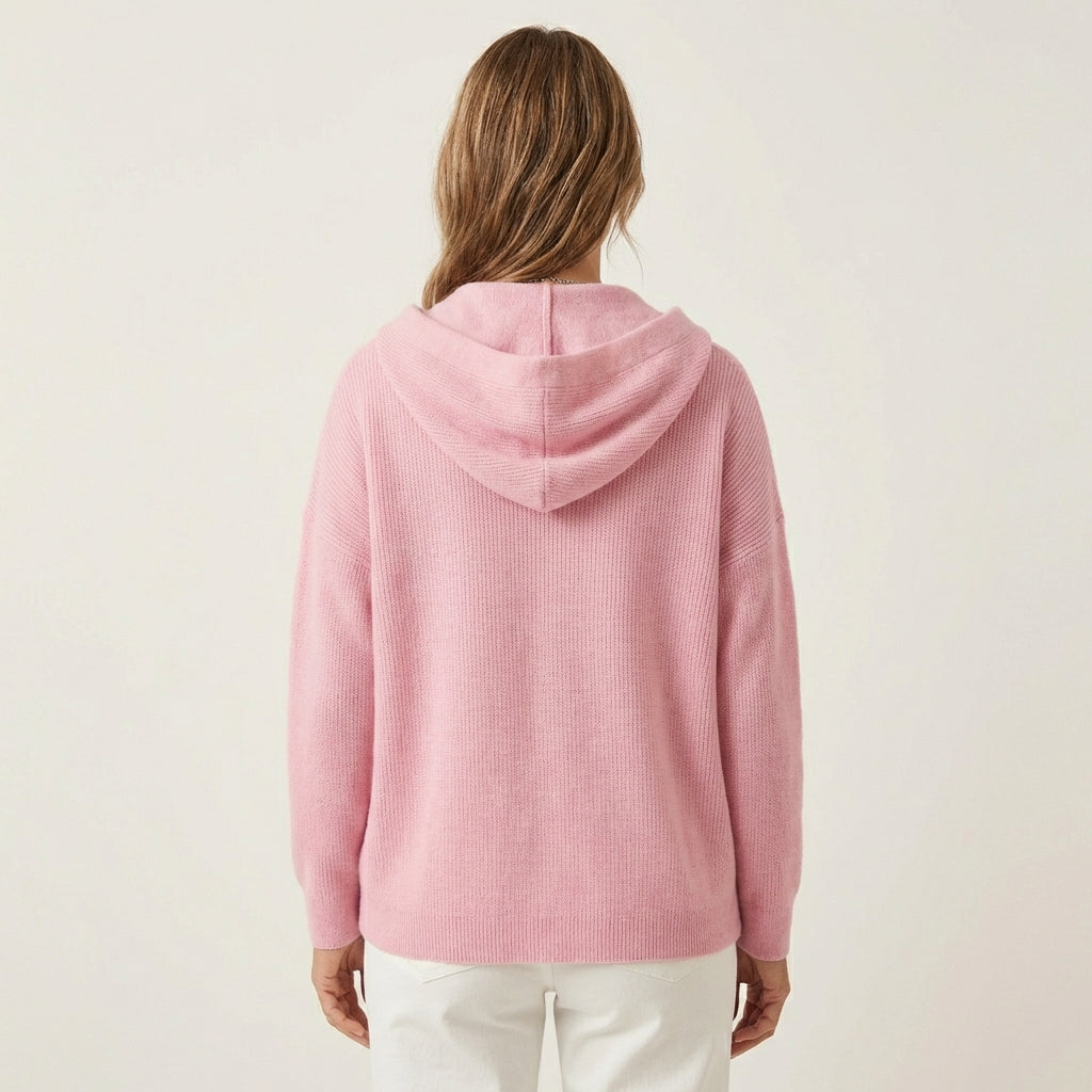 Joanne | Cotton Hooded Cardigan