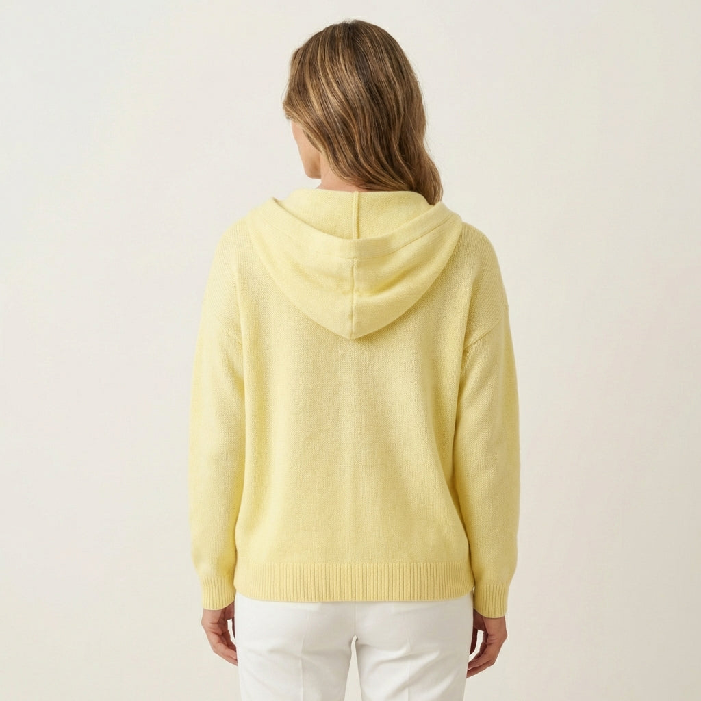 Joanne | Cotton Hooded Cardigan