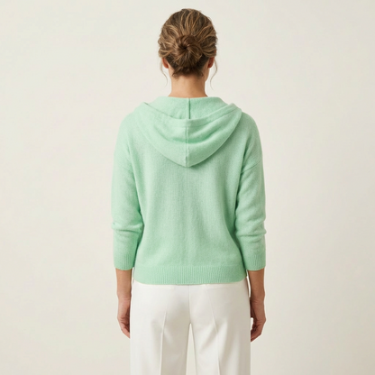 Joanne | Cotton Hooded Cardigan