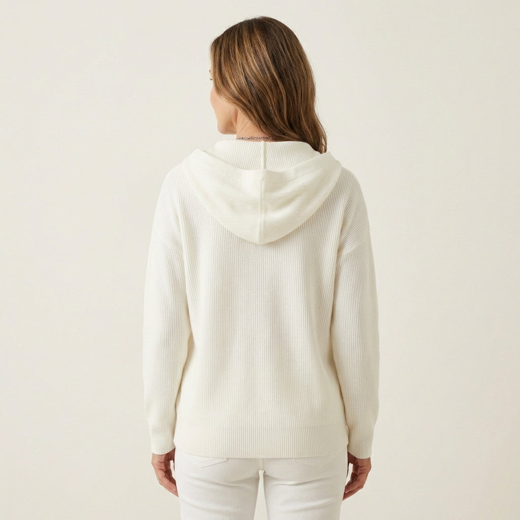 Joanne | Cotton Hooded Cardigan