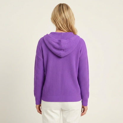Joanne | Cotton Hooded Cardigan