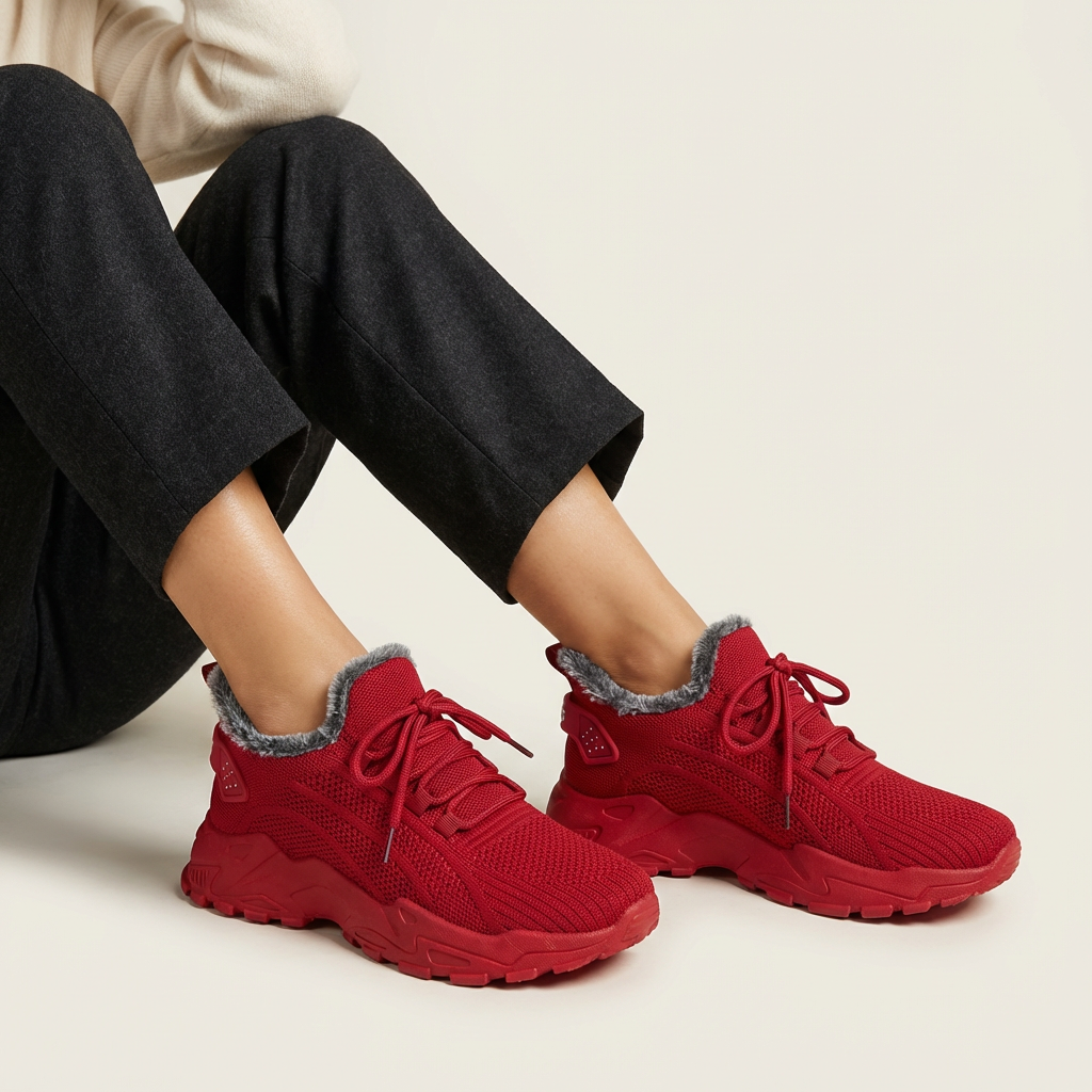 Mila | Fleece-Lined Orthopedic Sneakers