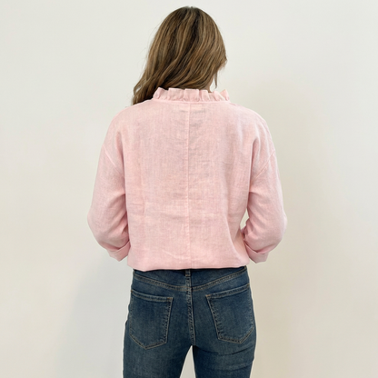 Camilla | Ruffled V-Neck Blouse