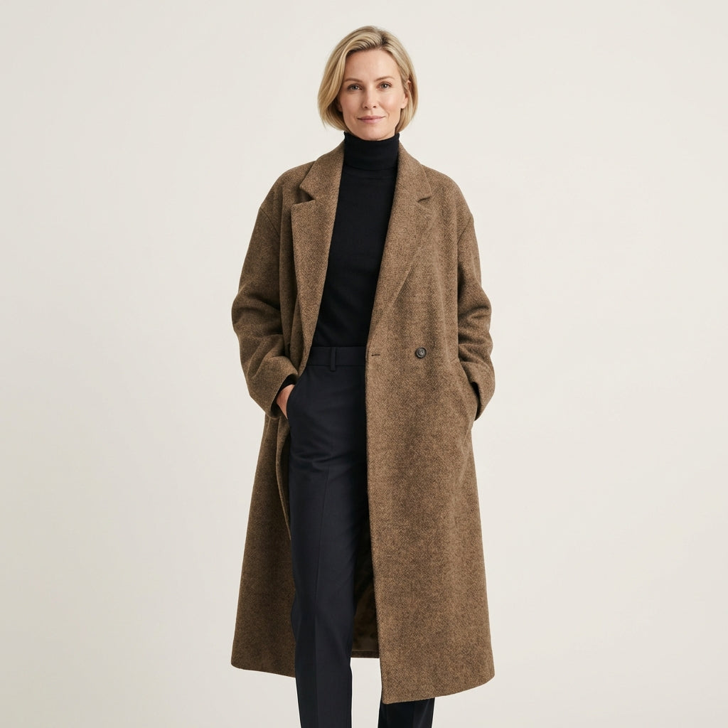 Evelora | Oversized Wool Coat