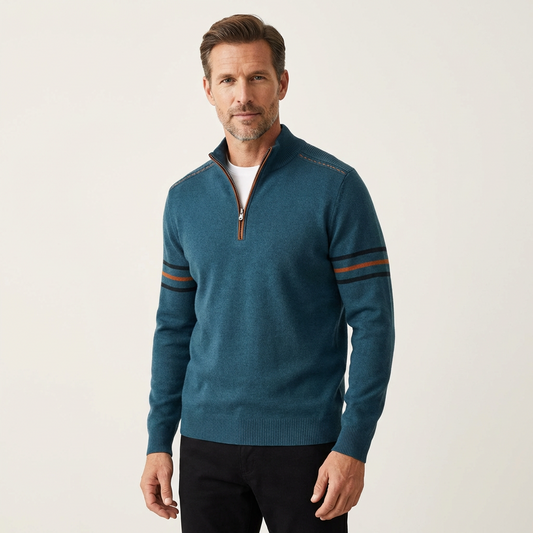 Harvey | Modern Half-Zip Sweater