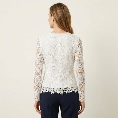 Debby | Basic Long Sleeve Lace Top