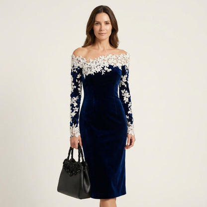 Yasmine | Off-Shoulder Lace Bodycon Dress